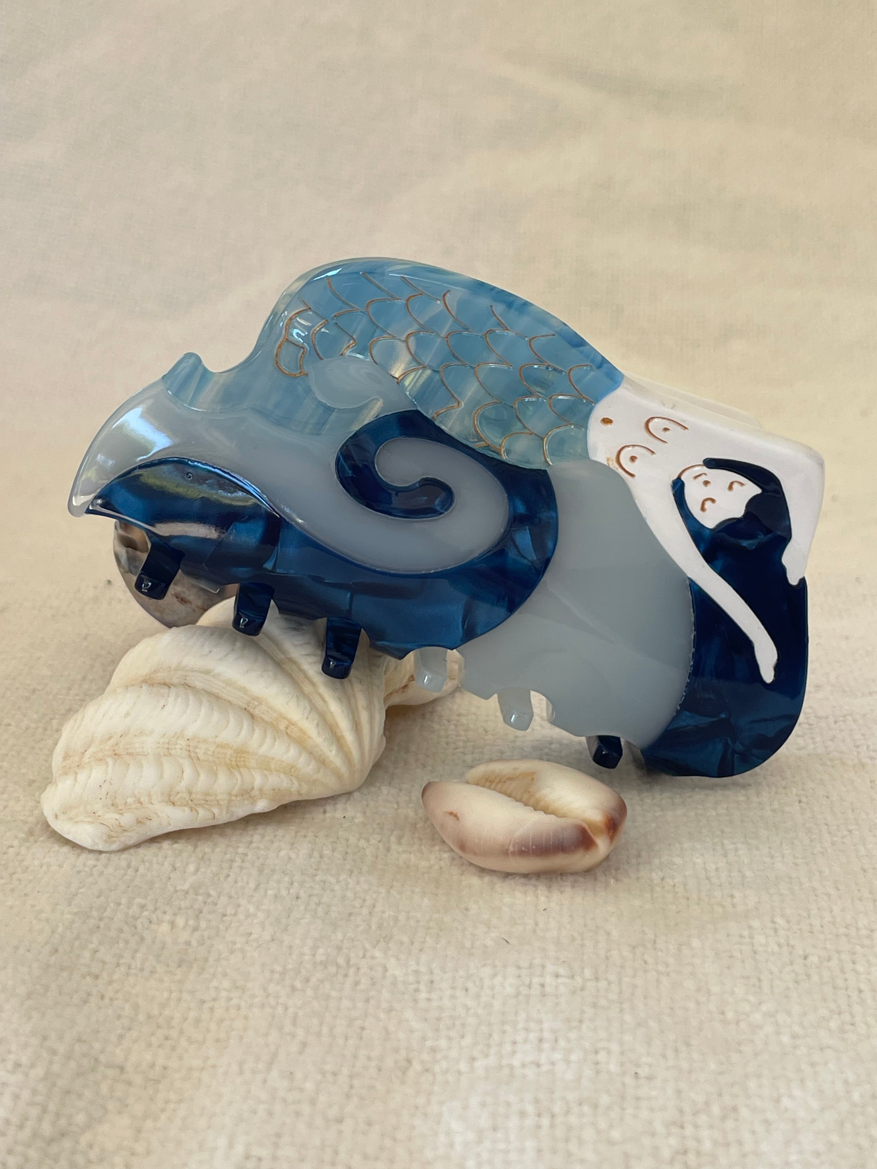 Mermaid Hair Claw Clip | Ocean Inspired Coastal Hair Clip Australia