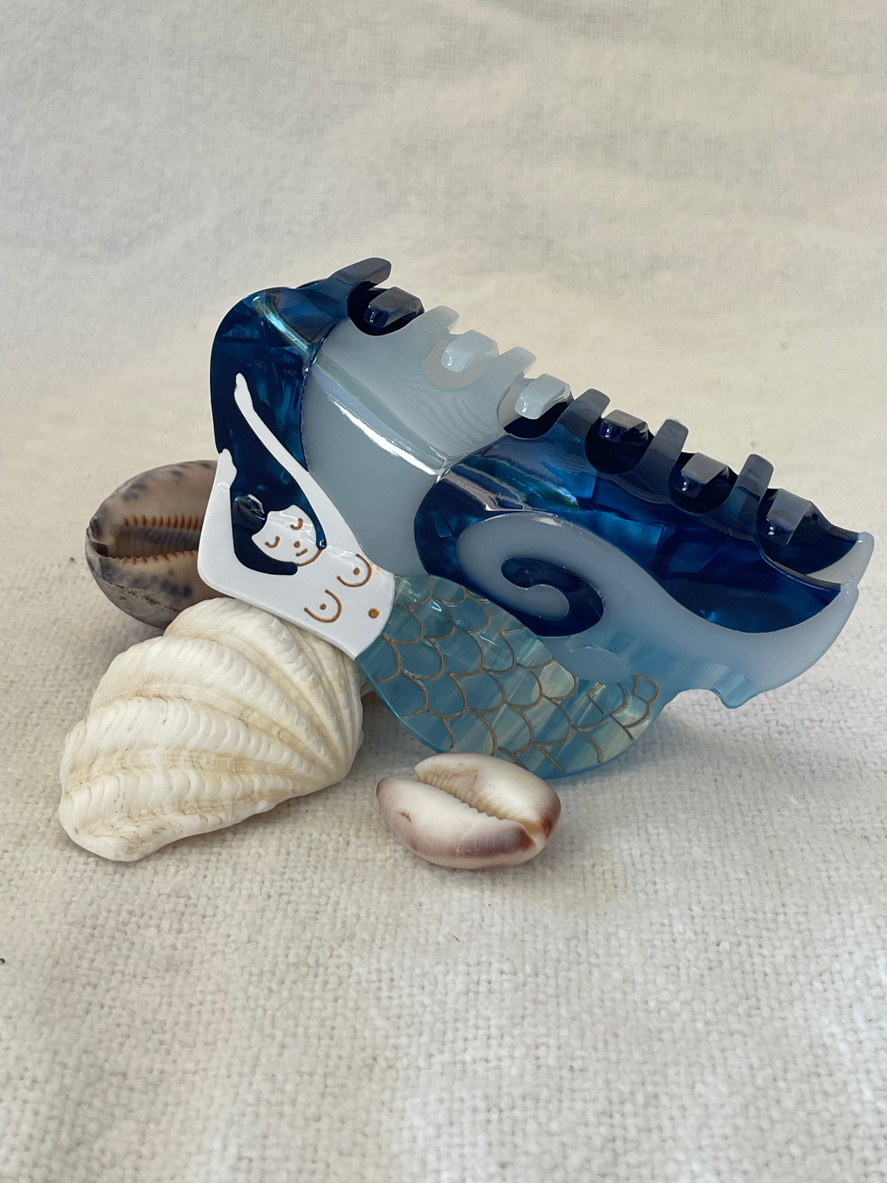 Mermaid Hair Claw Clip | Ocean Inspired Coastal Hair Clip Australia