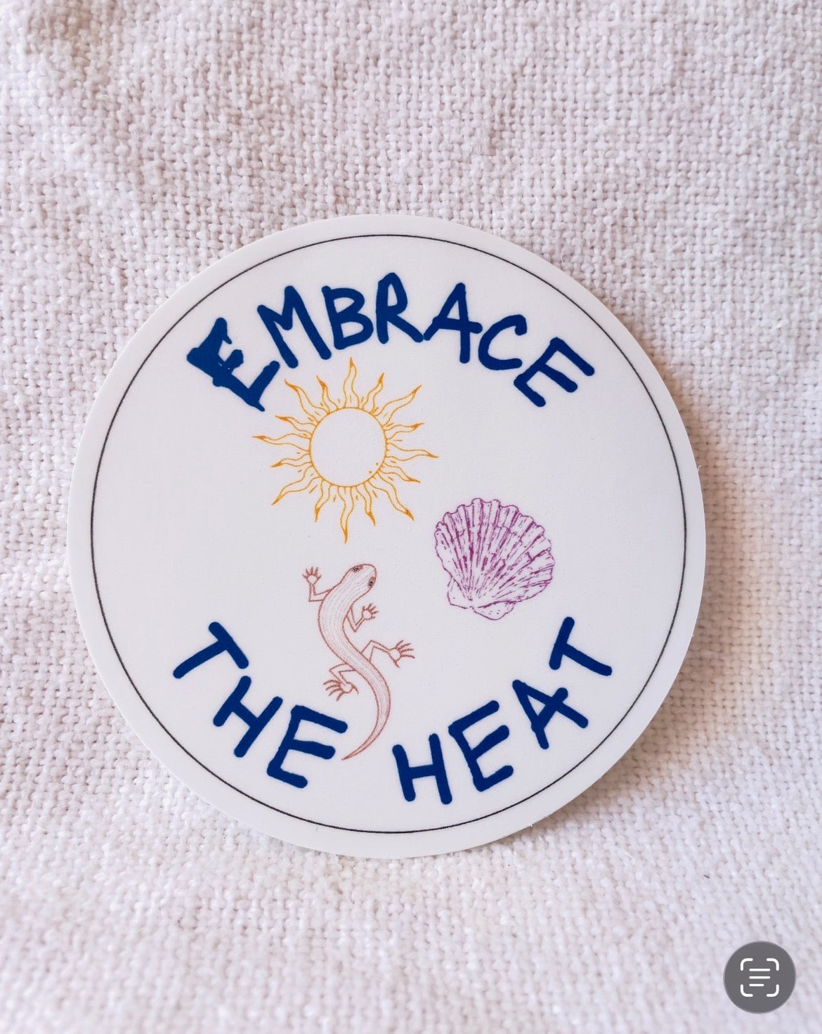 Embrace The Heat Pilbara Western Australia car window bumper sticker
