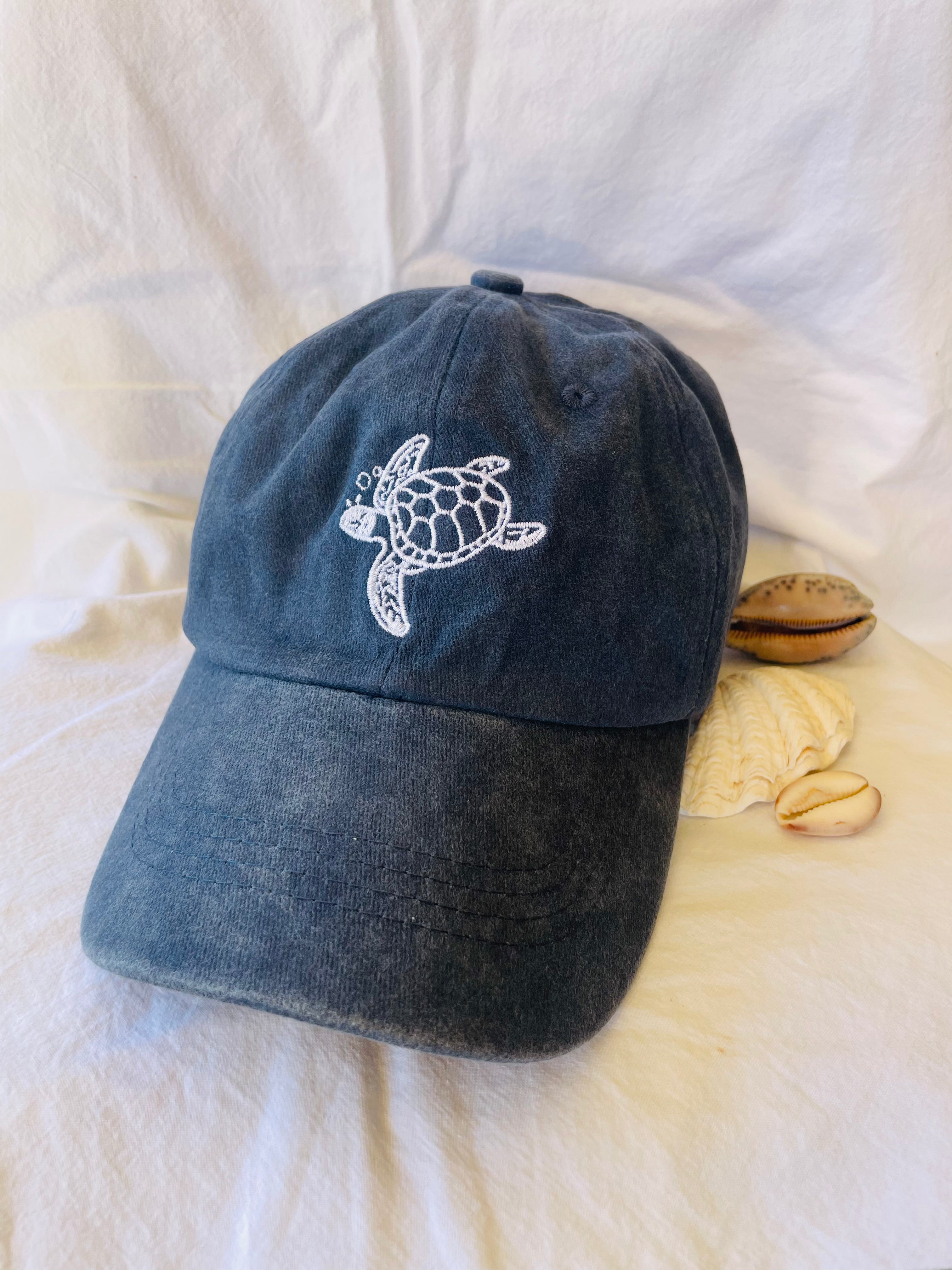 Turtle Cap | Relaxed Fit Embroidered Hat