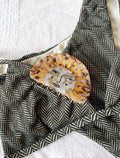 Celestial Sun Face Hair Claw Clip