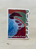 Hearsons cove bumper vinyl car sticker Karratha Pilbara WA