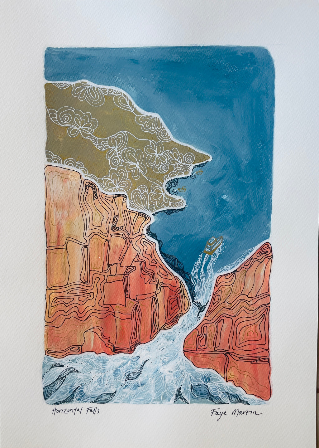 Horizontal Falls Original Artwork & Limited Edition Prints