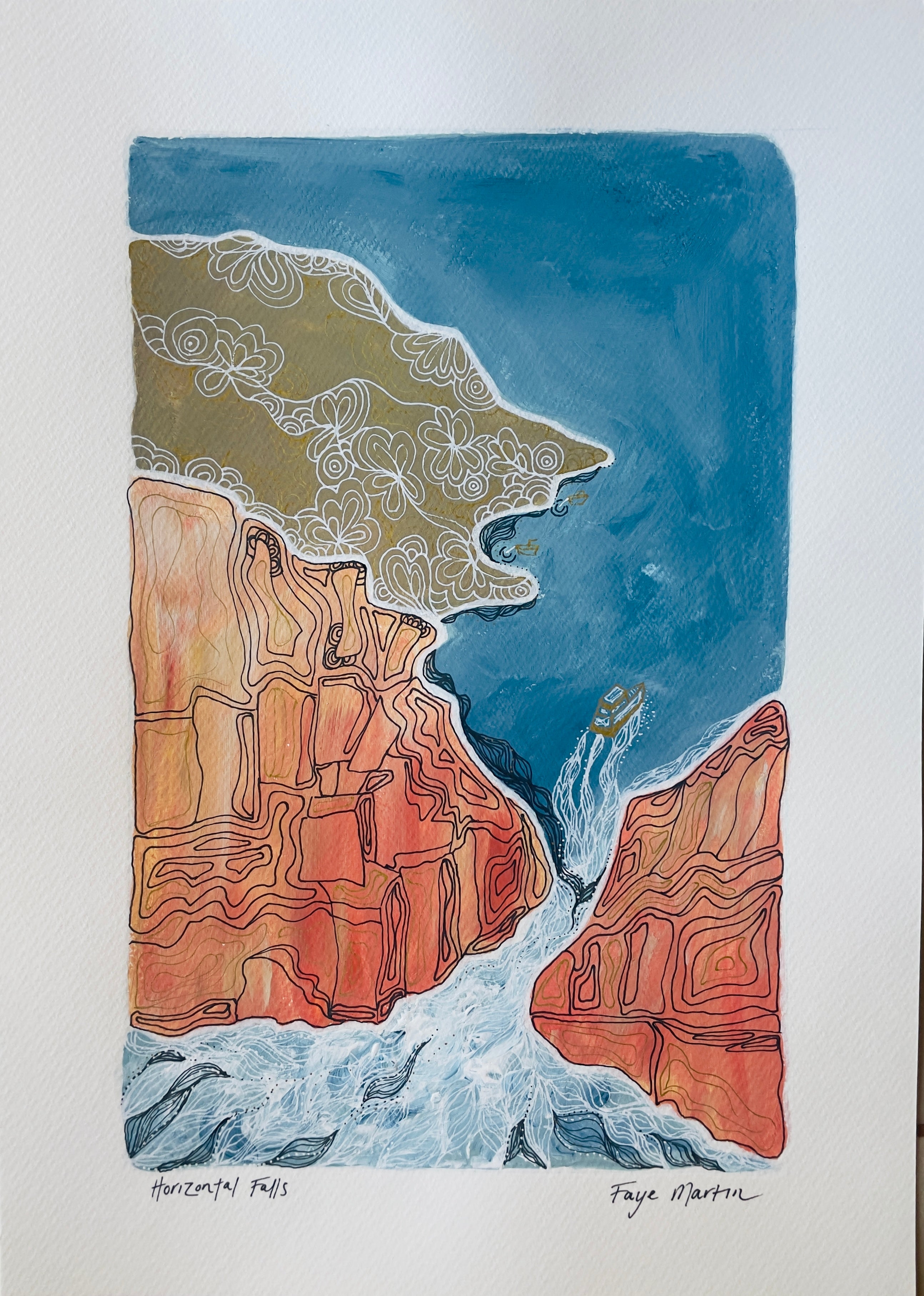 Horizontal Falls Original Artwork & Limited Edition Prints
