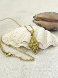 Sun Moon Mountain Necklace | Gold