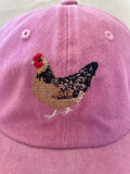 Hen Cap | Embroidered Relaxed Fit Hat