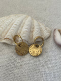 Moon & Stars Coin Huggies | Gold