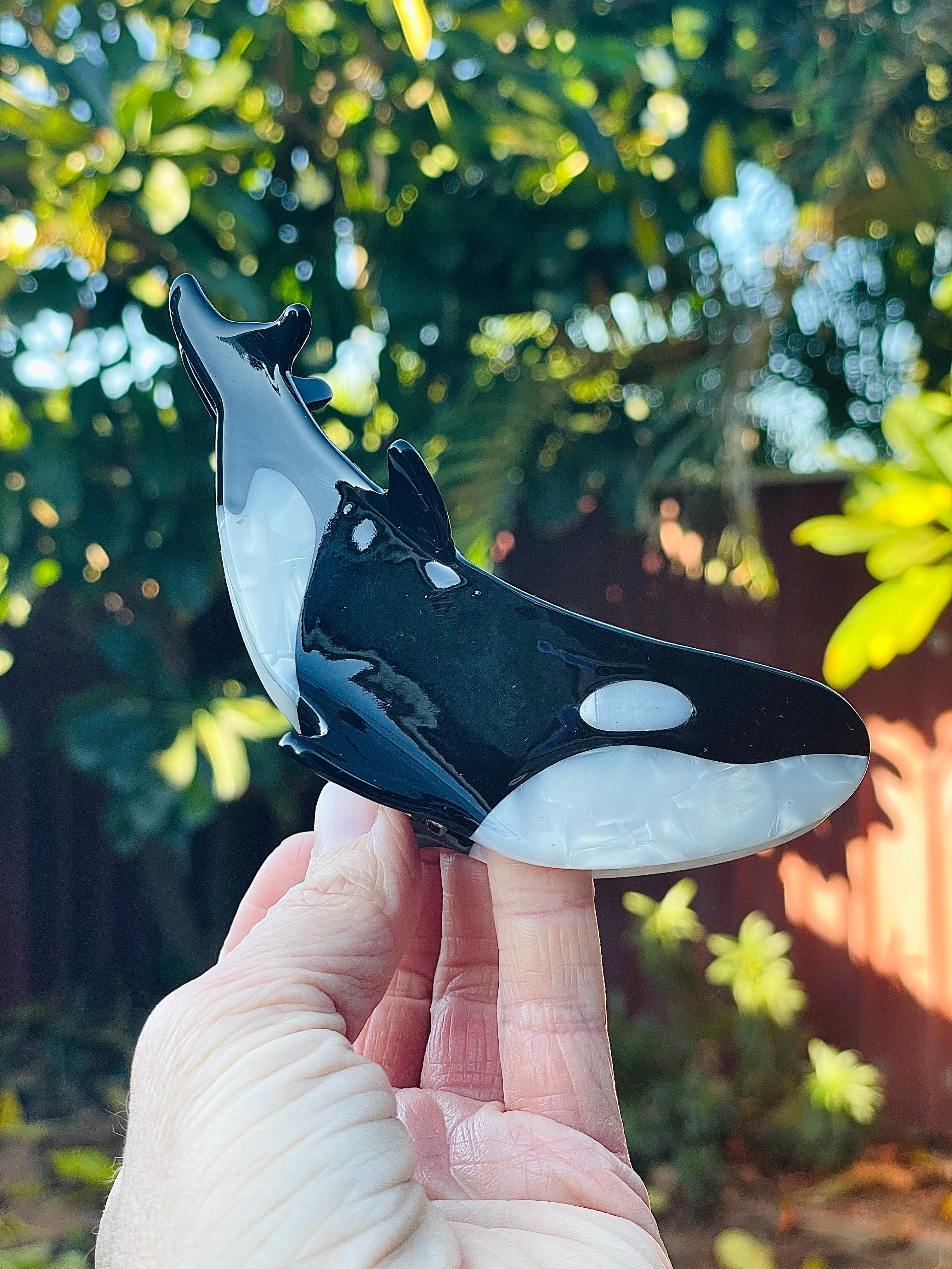 Orca Hair Claw Clip
