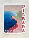 Cleaverville Pilbara Art Sticker