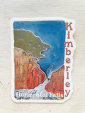 Horizontal Falls Kimberley Art Sticker