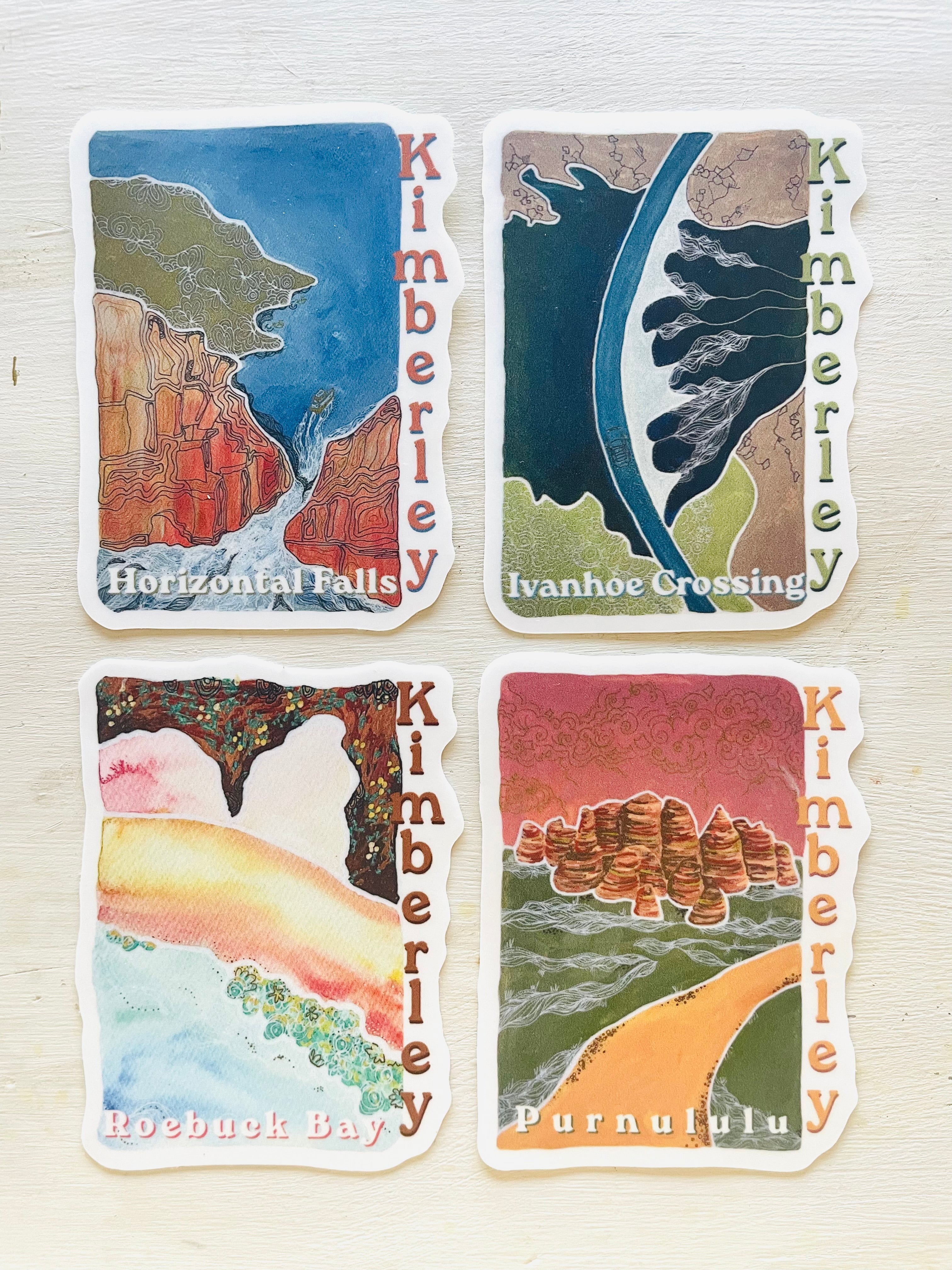 Horizontal Falls Kimberley Art Sticker