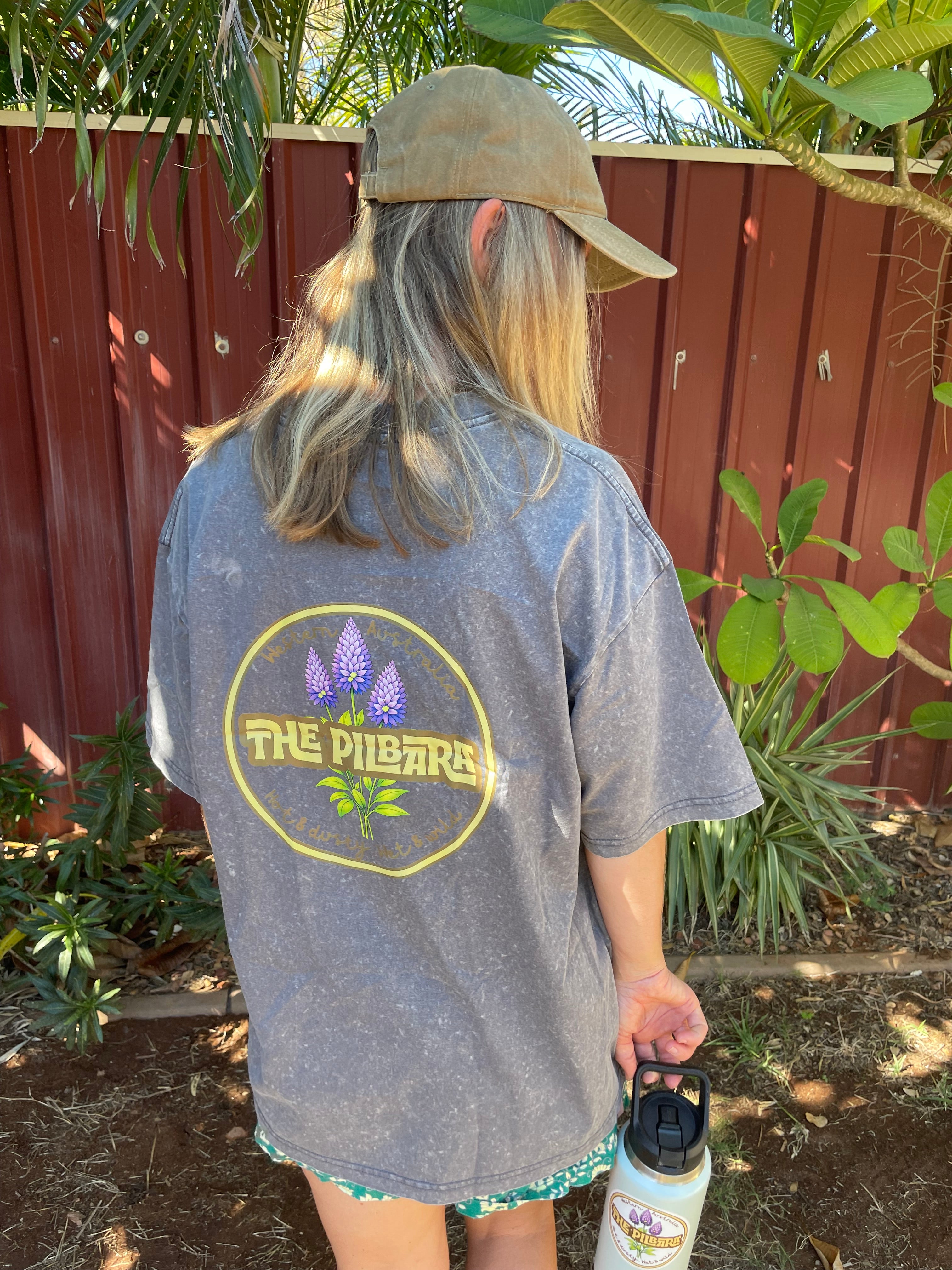 The Pilbara Mulla Mulla Tshirt | Unisex Oversized Cotton Tshirt