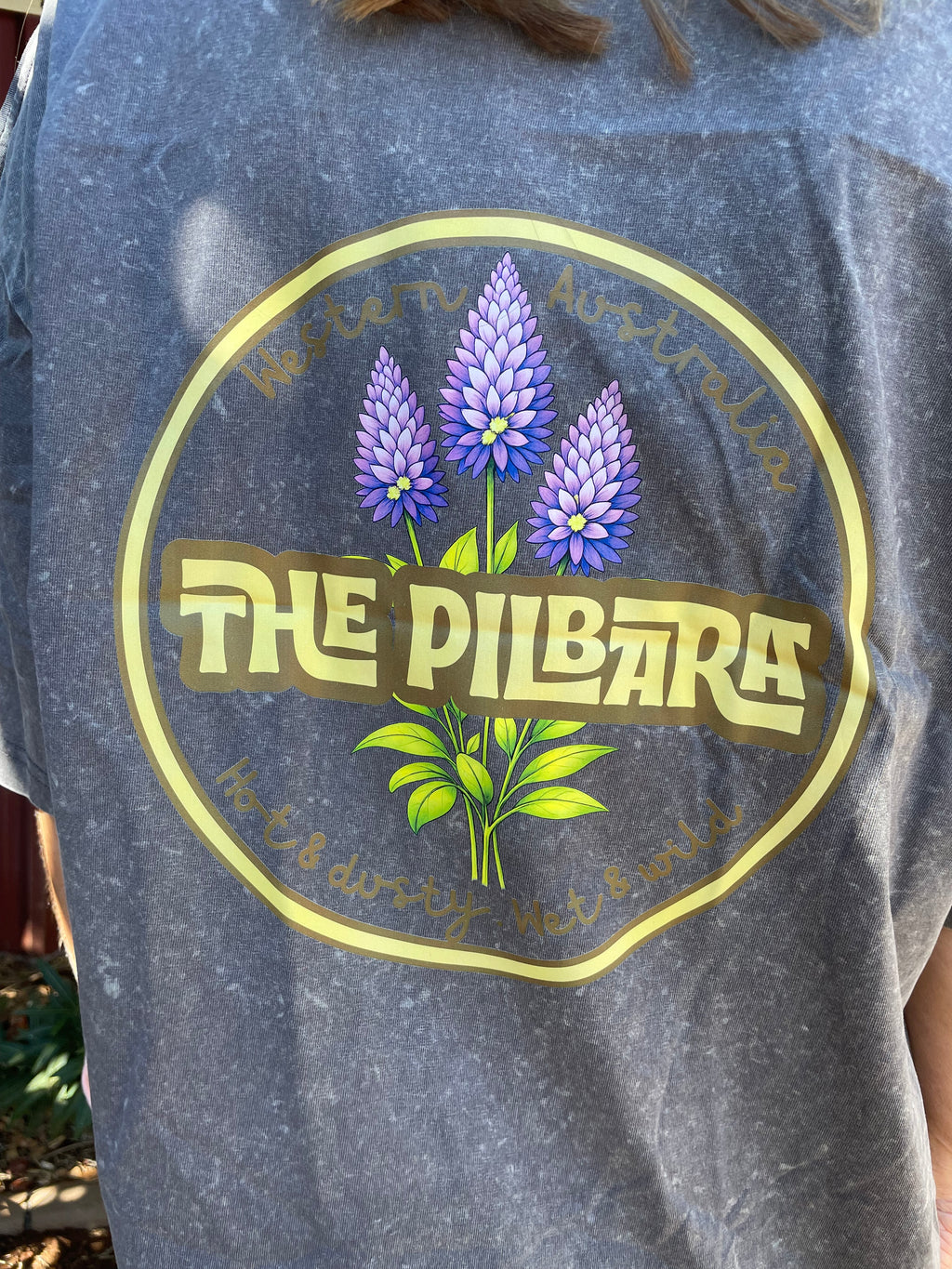 The Pilbara Mulla Mulla Tshirt | Unisex Oversized Cotton Tshirt