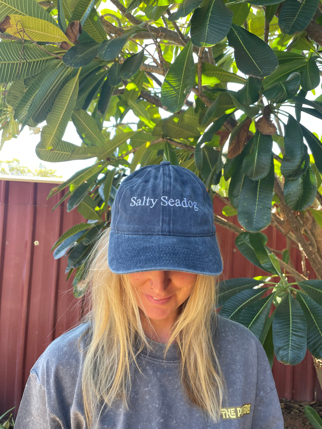 Salty Seadog Cap | Relaxed Fit Embroidered Hat