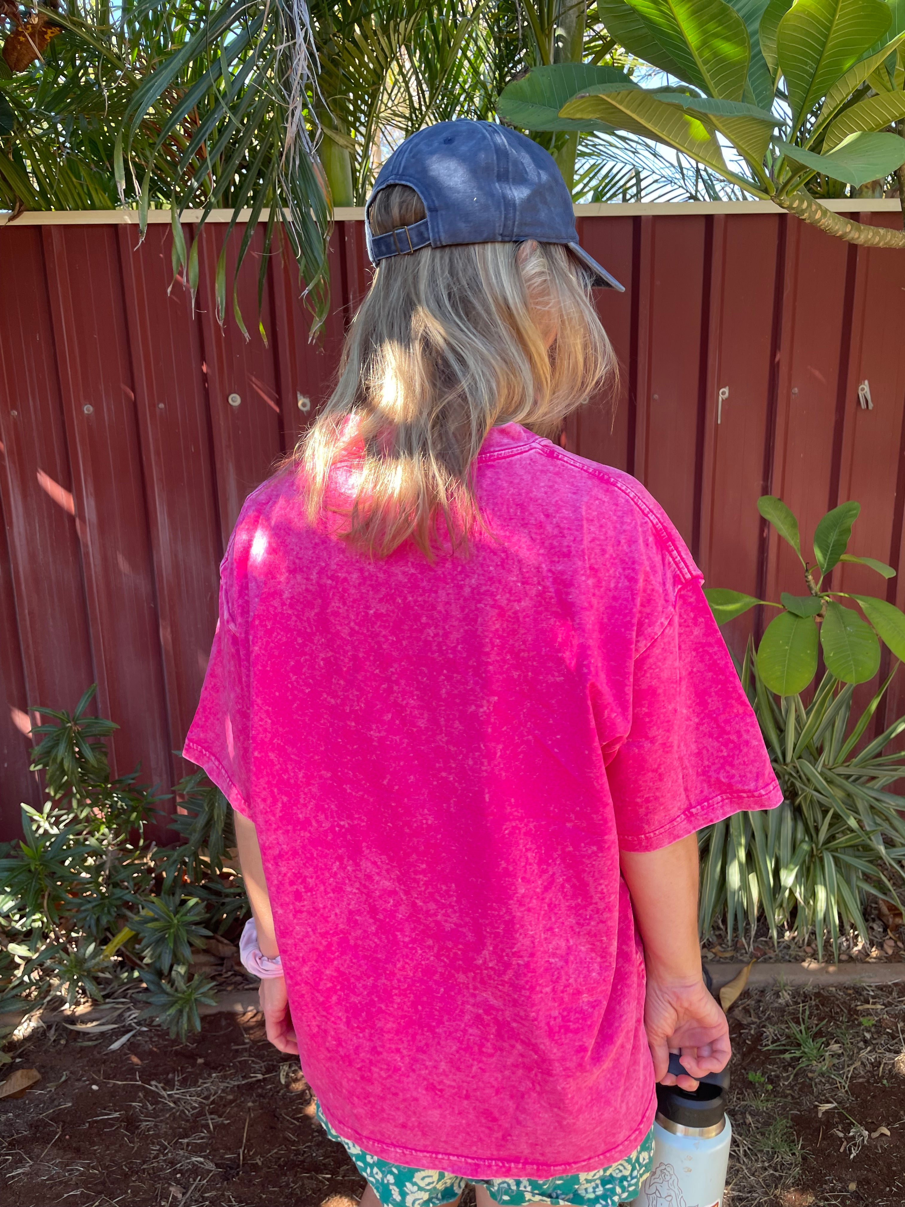 Pilbara Princess pink cotton Tshirt Western Australia Back view 