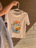 Pilbara Princess white girls tshirt Western Australia Cotton short sleeve