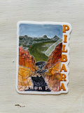 Python Pool Pilbara WA car bumper window vinyl sticker Art