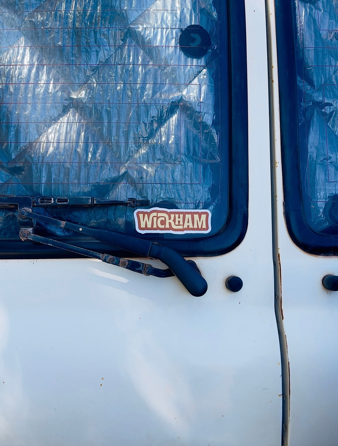 Wickham Pilbara Western Australia travel car window bumper sticker 
