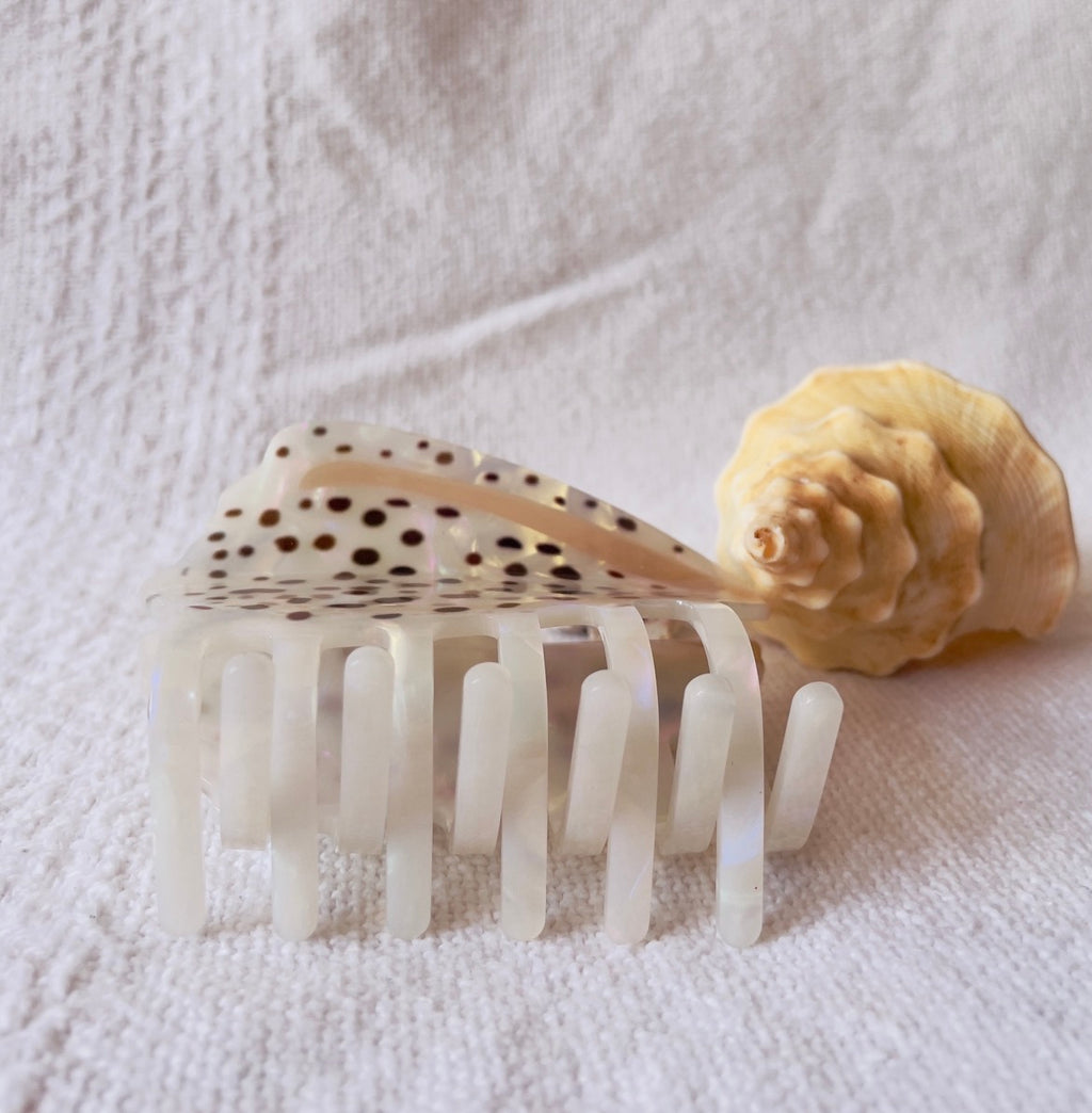 Cone shell hair claw clip coastal ocean accessory Australia