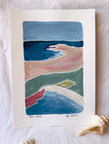 Malus Island Dampier Archipelago original artwork Pilbara coastal painting Western Australia