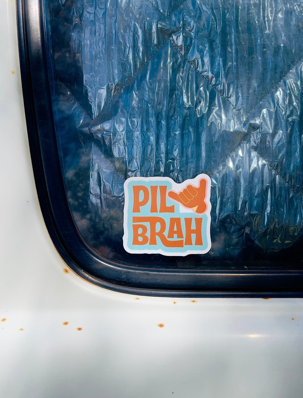 Pil-Brah sticker Pilbara Western Australia funny travel design