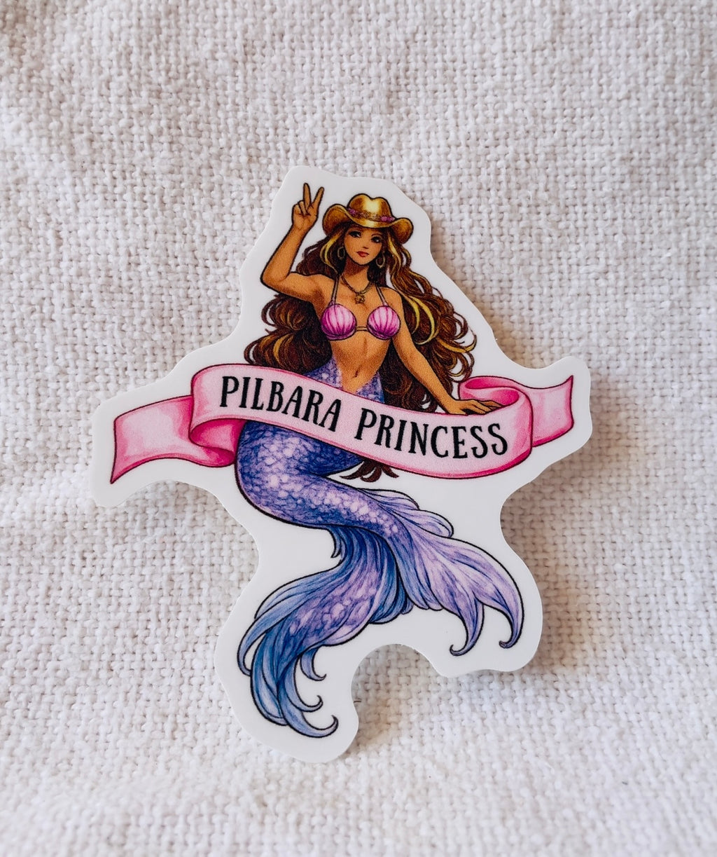 Pilbara Princess Sticker Western Australia funny car decal