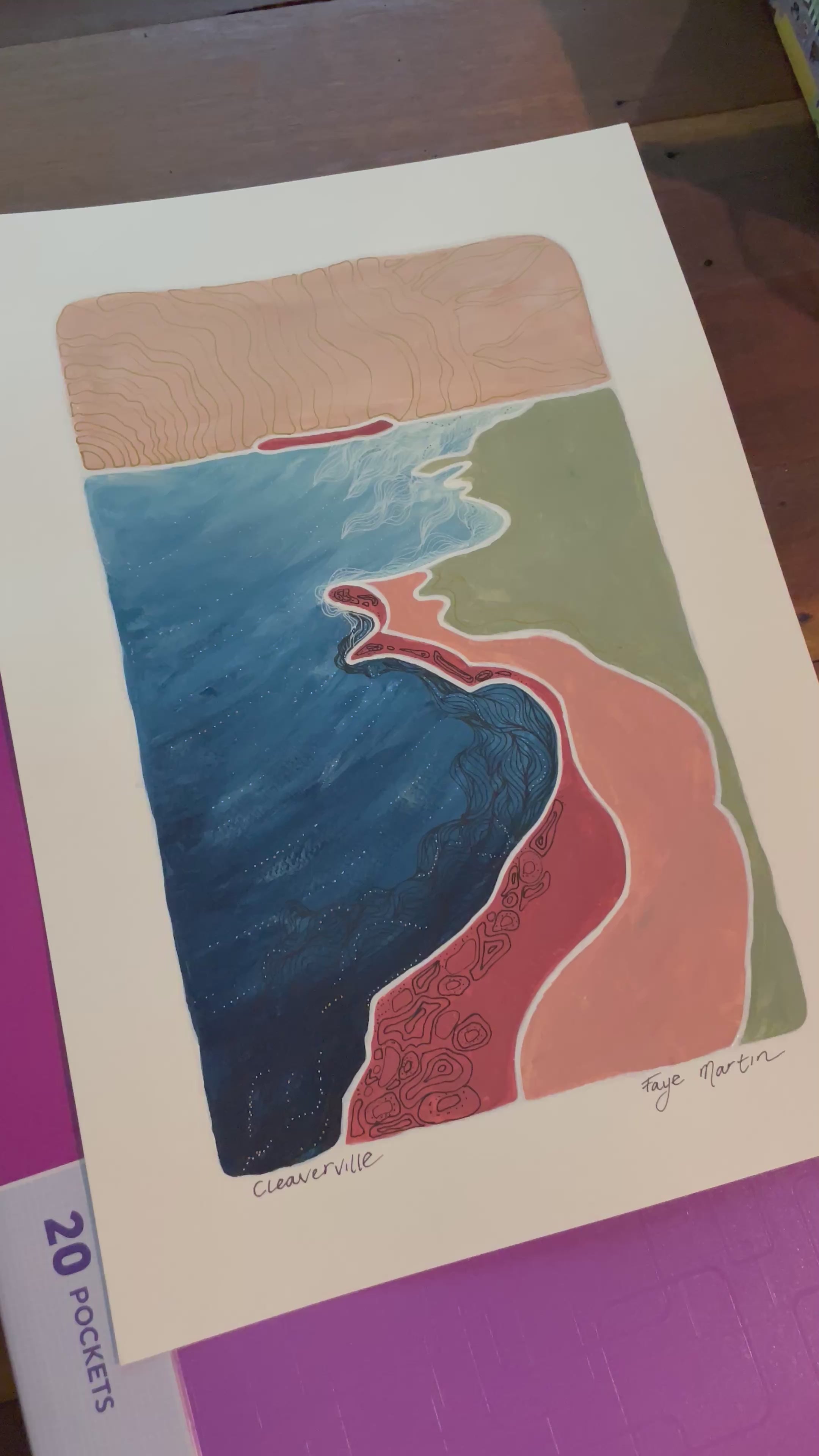 Cleaverville Pilbara Western Australia Artwork video view