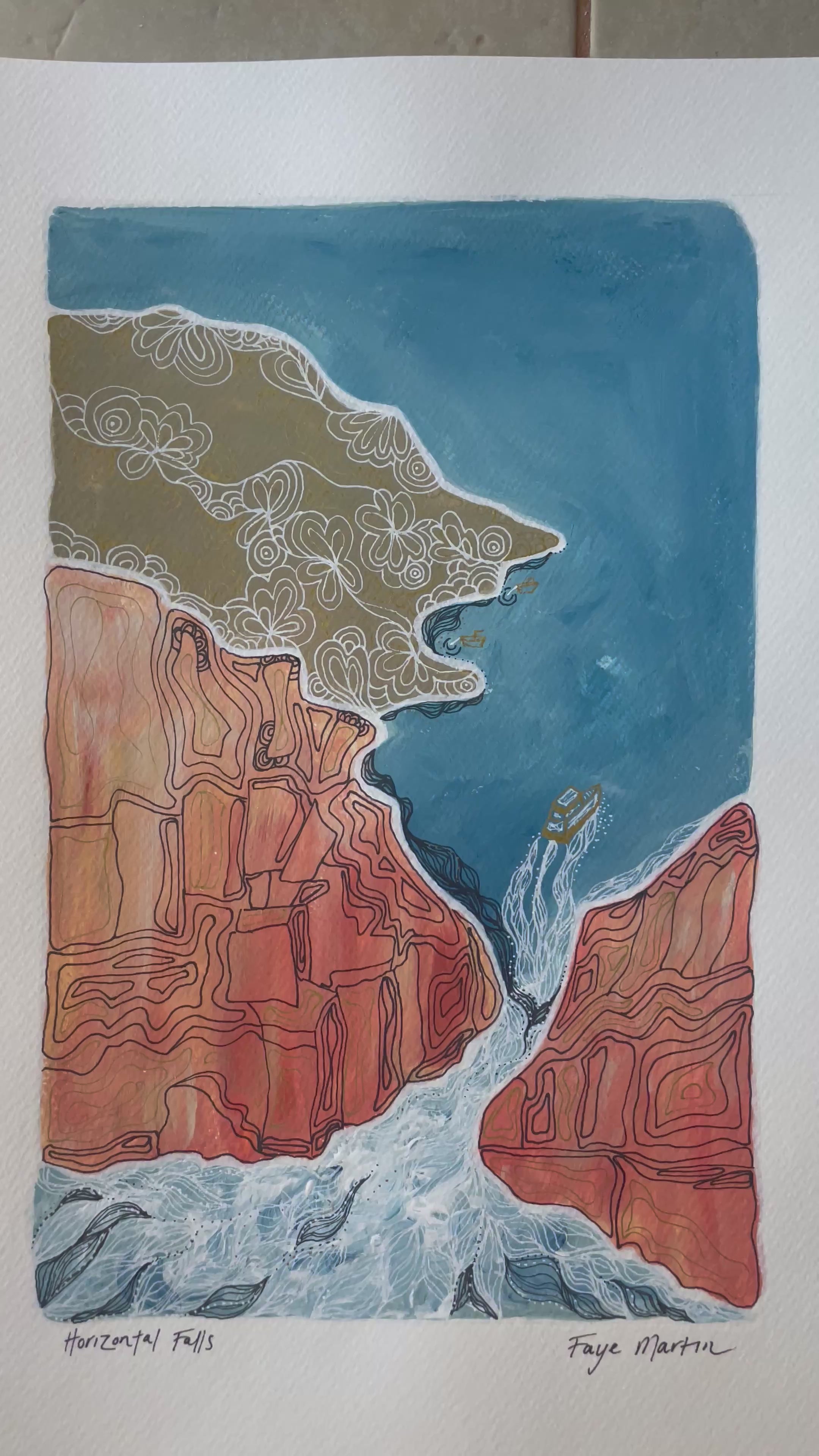 Horizontal Falls Original Artwork & Limited Edition Prints
